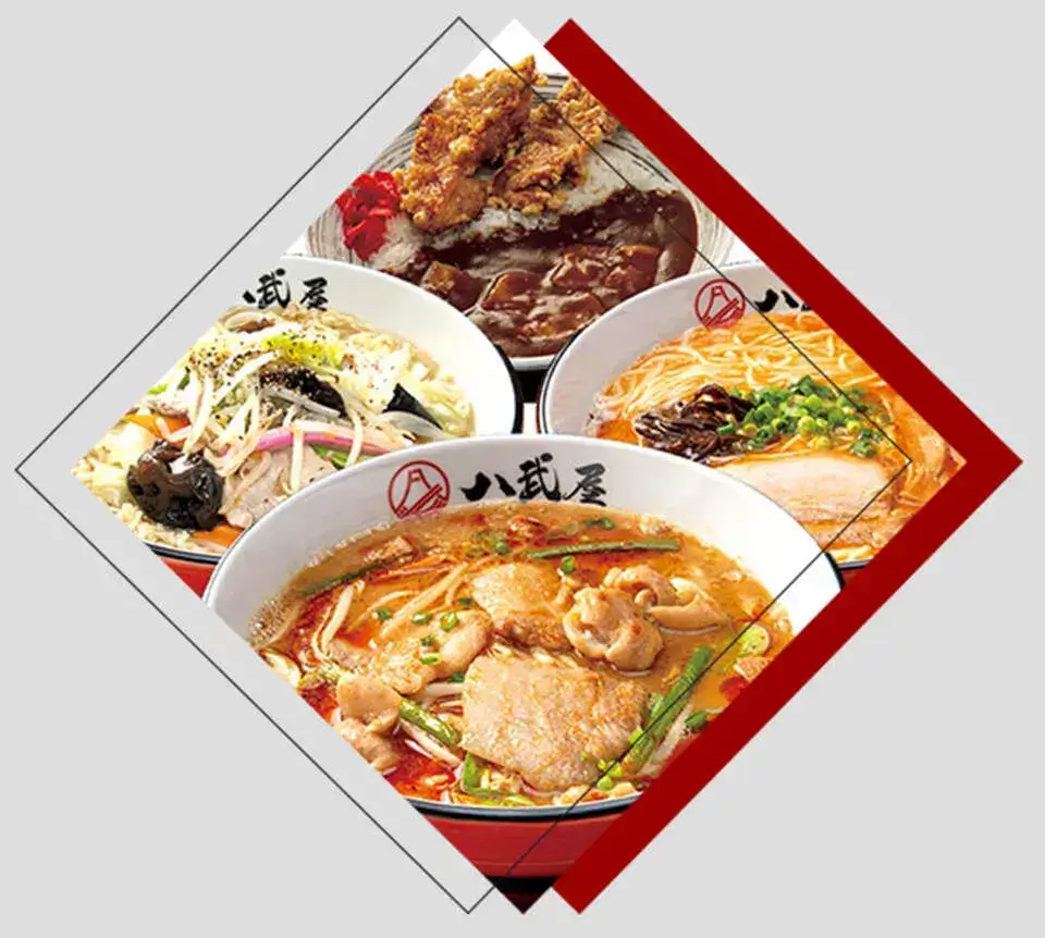 ラーメンと丼の写真